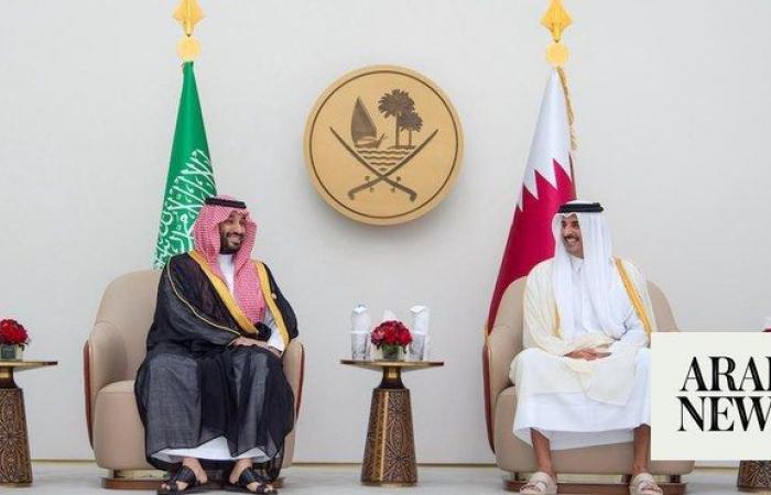 Saudi crown prince attends Qatar GCC summit, Emir slams international community over Gaza