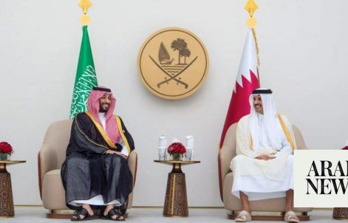 Saudi crown prince thanks Qatari emir after official visit to Doha