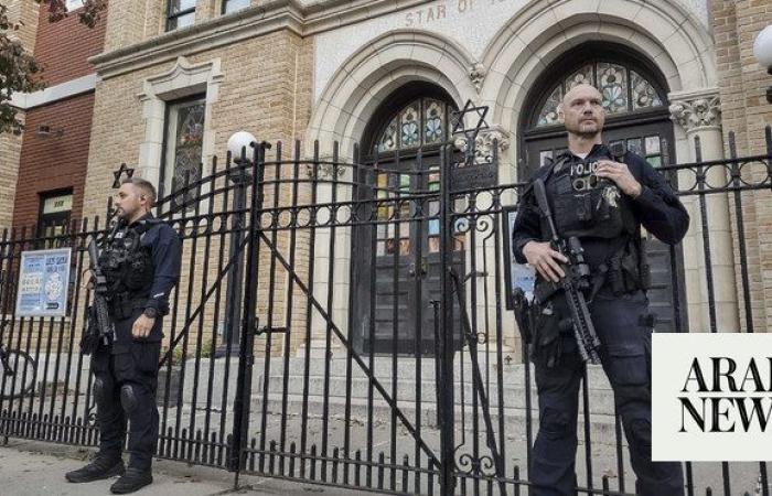 Man who fired shotgun outside New York synagogue cited events in the Mideast, federal agent says