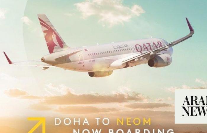 Qatar Airways launches NEOM Bay flight