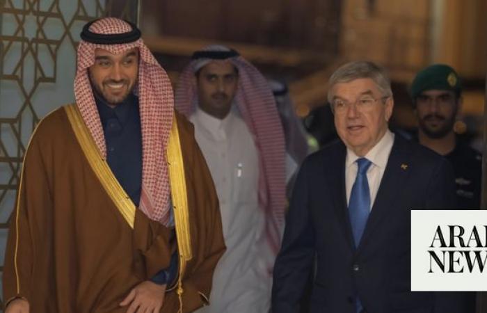 Saudi sports minister, IOC chief meet in Riyadh