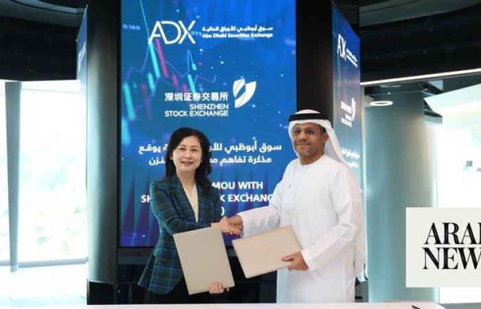 Shenzhen, Abu Dhabi exchanges link up as China, Middle East move closer 
