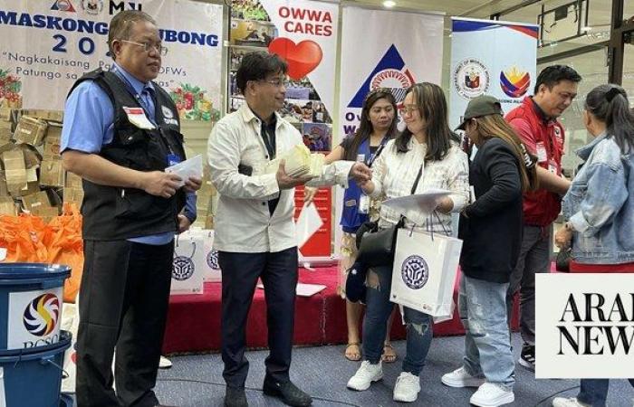 Manila welcomes Filipinos from Middle East coming home for Christmas