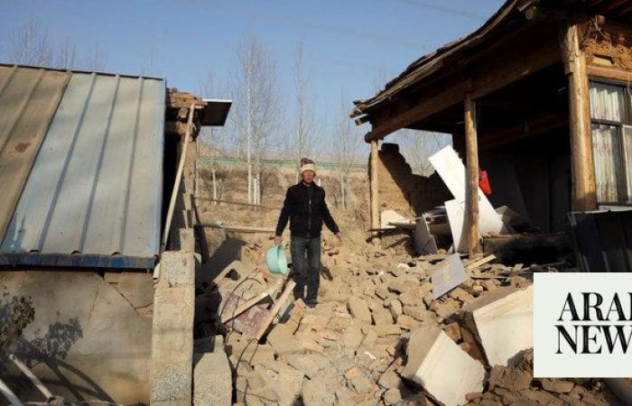 China starts erecting temporary housing units after earthquake destroys 14,000 homes