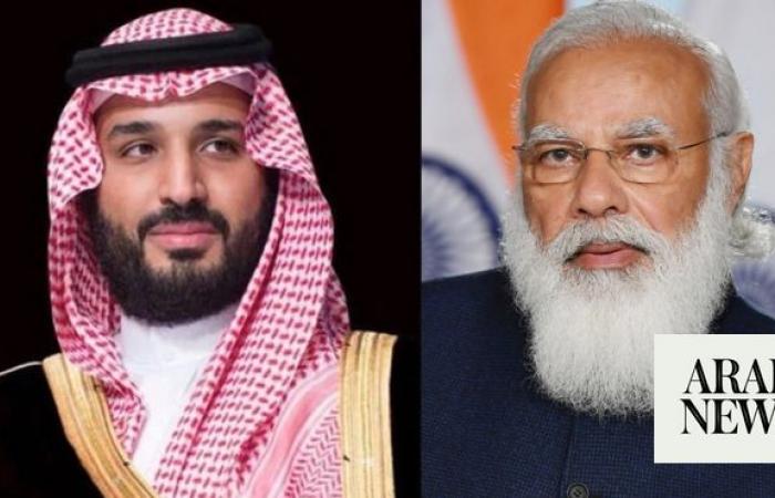 Saudi crown prince and Indian PM discuss ties during call