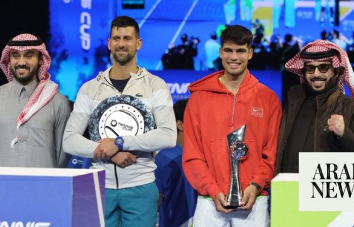 Alcaraz beats Djokovic in Riyadh exhibition match