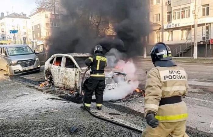 Ukrainian shelling kills 14 Russian civilians, officials say, a day after Russia’s largest aerial assault