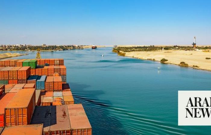 Shipping volume in Suez Canal drops 28% after disruptions