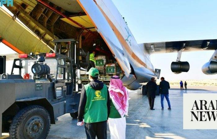 38th Saudi aid plane for Gazans arrives in Egypt