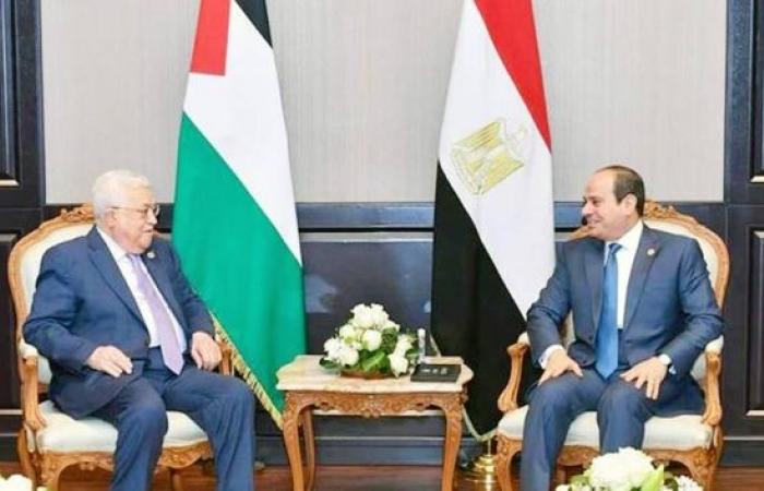 Abbas meets El-Sisi in Cairo, discusses ways to stop Gaza war