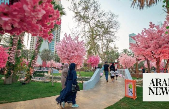 Jeddah’s Sakura Garden leaves visitors impressed