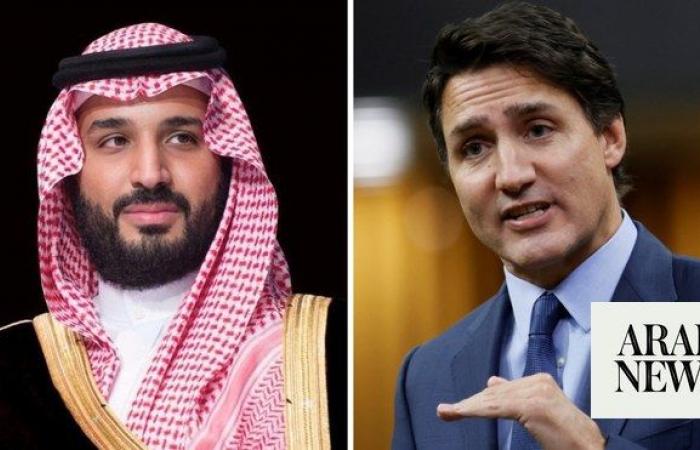 Saudi crown prince, Canada’s Trudeau discuss regional developments