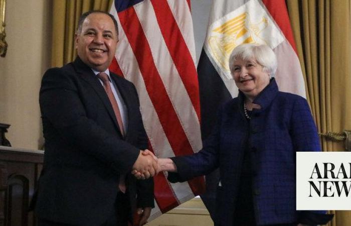 US Treasury Secretary Janet Yellen pledges support for Egypt amid IMF loan talks