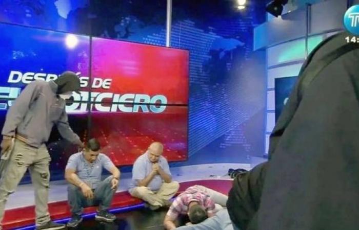 Gunmen storm Ecuador television studio live on air