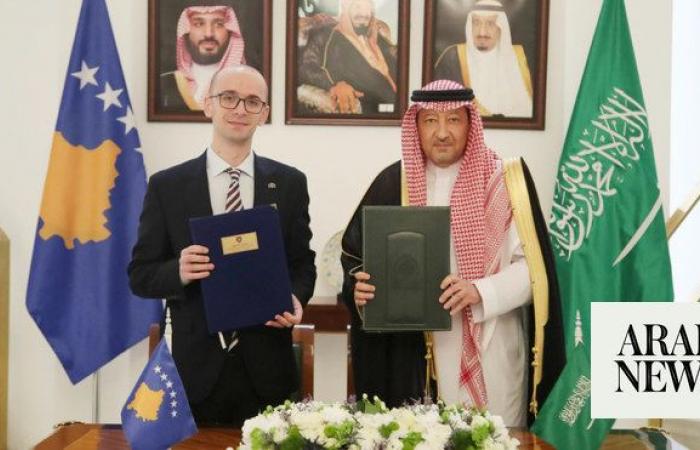 Minister receives Kosovan counterpart in Riyadh