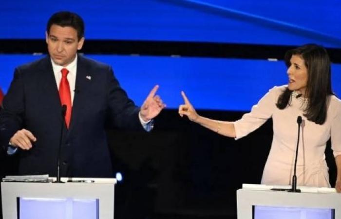 Haley and DeSantis trade insults at heated Iowa debate