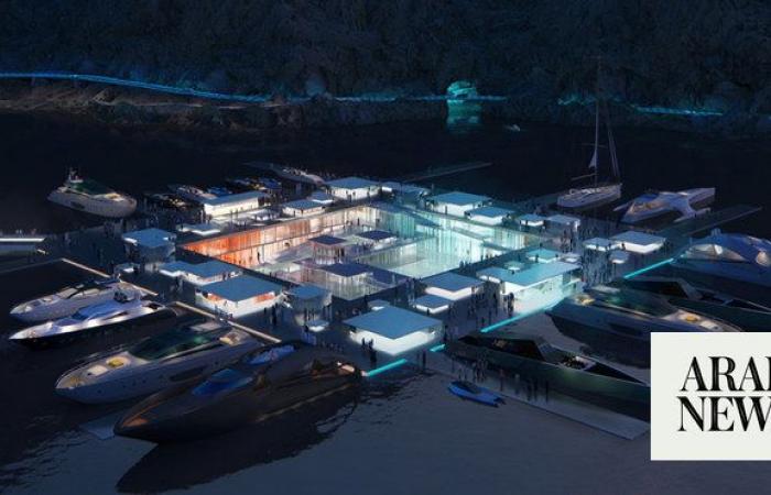 NEOM officials unveil futuristic Aquellum luxury destination project hidden in Saudi mountains