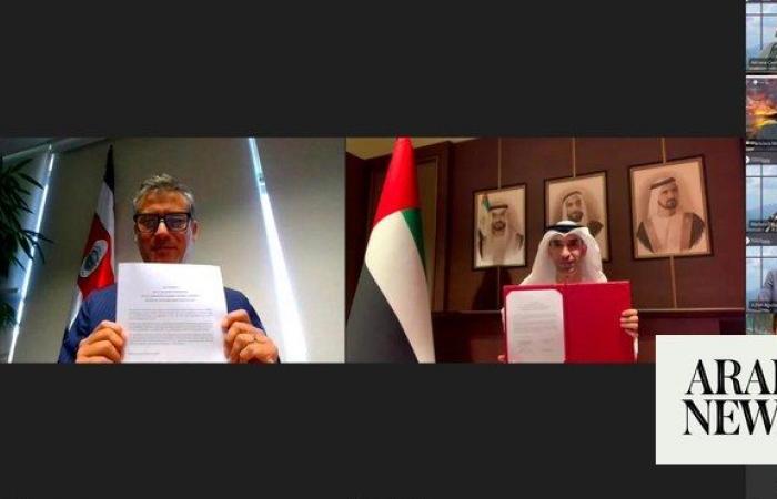 UAE, Costa Rica agree terms on a comprehensive economic partnership agreement