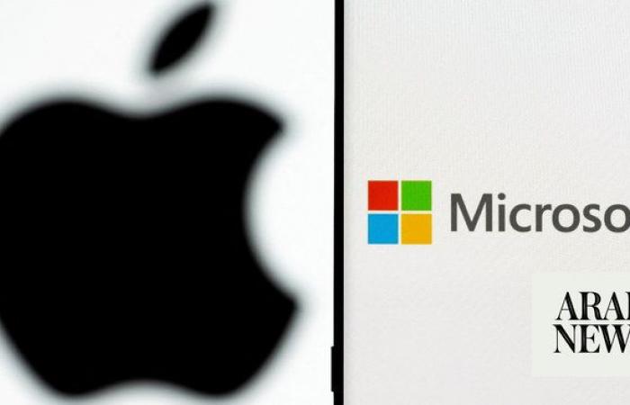 Microsoft edges out Apple as world’s most valuable company