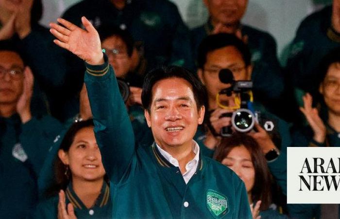 Taiwan elects ruling-party candidate strongly opposed by China  