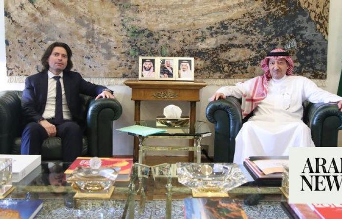 Saudi deputy FM receives French official