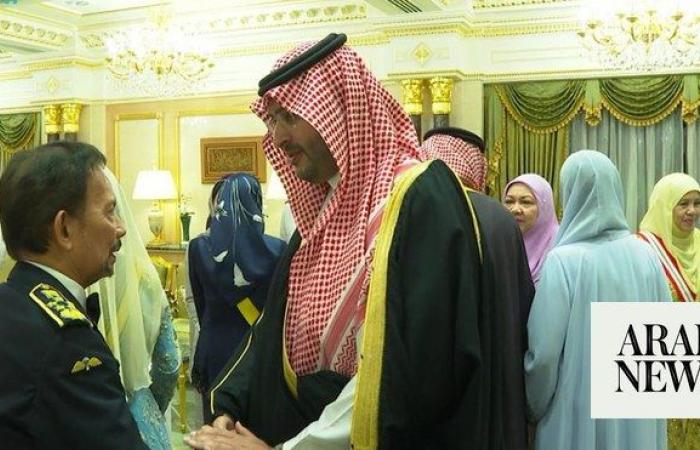Saudi minister of state attends Brunei royal wedding celebrations
