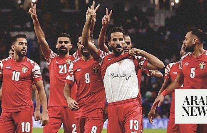 Jordan footballer expresses solidarity with Palestinians during Asian Cup victory over Malaysia