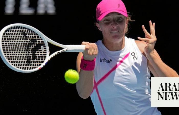Top-ranked Swiatek is into Australian Open 2nd round, beats former champion Kenin