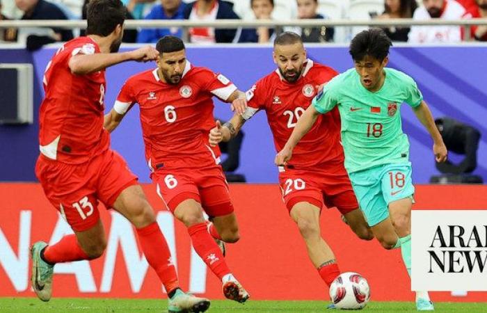 China and Lebanon settle for 0-0 draw to leave Asian Cup progress in the balance