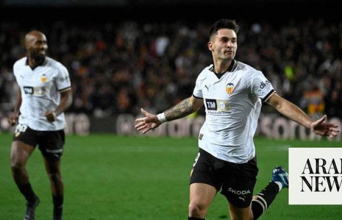 Valencia end Athletic Bilbao’s unbeaten run with 1-0 win in Spanish league