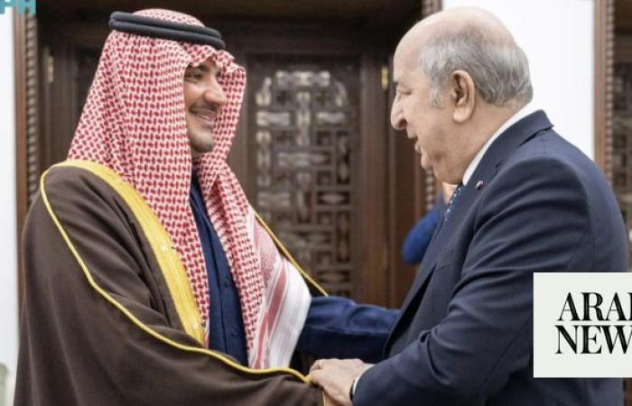 Algerian president meets with Saudi interior minister