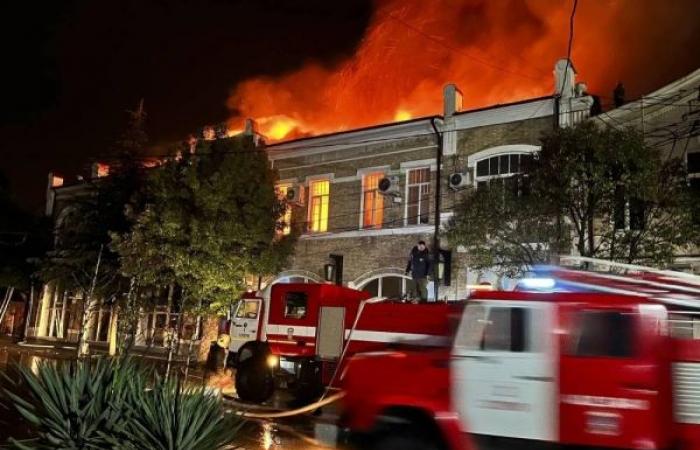 Gallery fire destroys more than 4,000 artworks in Georgia’s separatist region Abkhazia