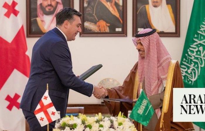 Saudi, Georgian FMs discuss cooperation in Riyadh