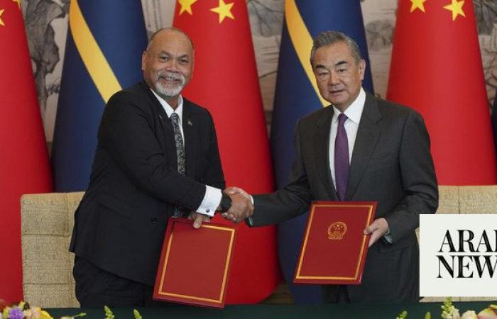 Former Taiwan ally Nauru re-establishes diplomatic ties with China