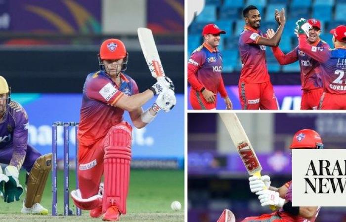 Blistering run-chase helps Dubai Capitals see off Abu Dhabi Knight Riders in high-scoring ILT20 clash