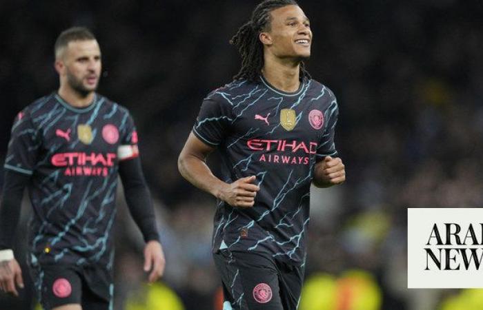 Ake strikes late as Man City oust Spurs from FA Cup