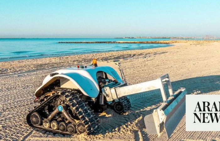 Saudi Arabia’s Red Sea Global unveils beach cleaning robot