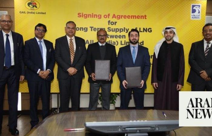 ADNOC Gas signs 10-year LNG deal with Indian gas company