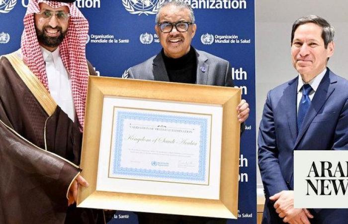 WHO honors KSA for eliminating trans fats from foods