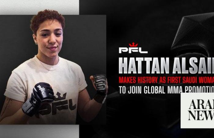 Hattan Alsaif makes history as first Saudi woman to sign with major global MMA promotion