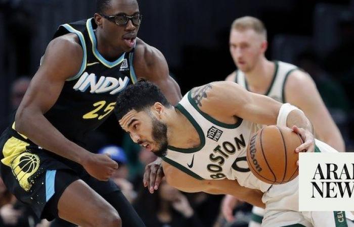 Celtics hold off Pacers rally, Lakers slump again