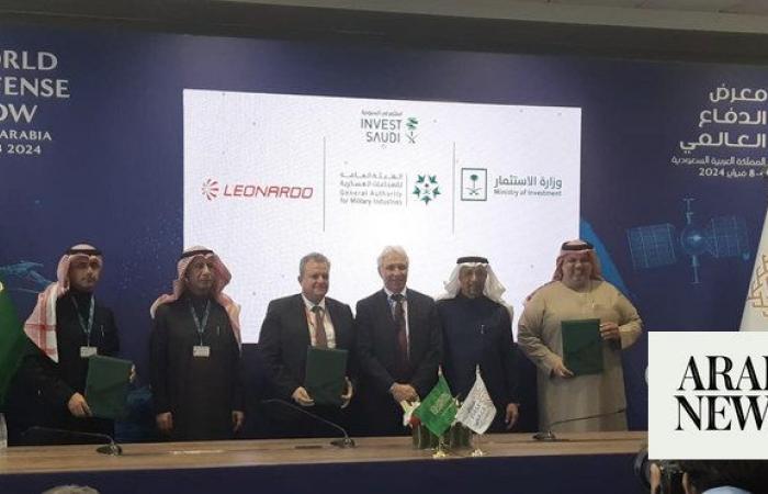 Saudi Arabia signs deal with Leonardo to boost aerospace sector
