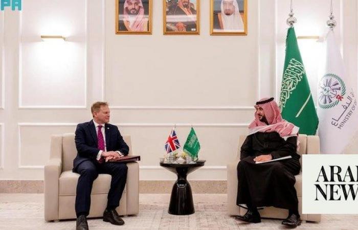 Saudi, UK defense ministers discuss cooperation at WDS 2024 in Riyadh