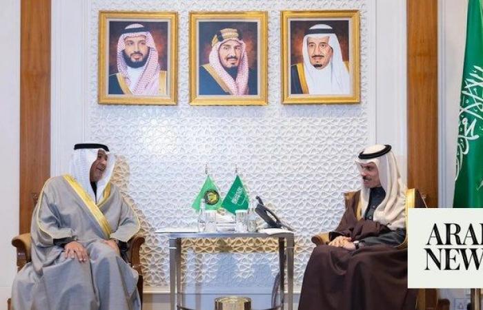 Saudi foreign minister, GCC chief discuss Gulf initiatives 