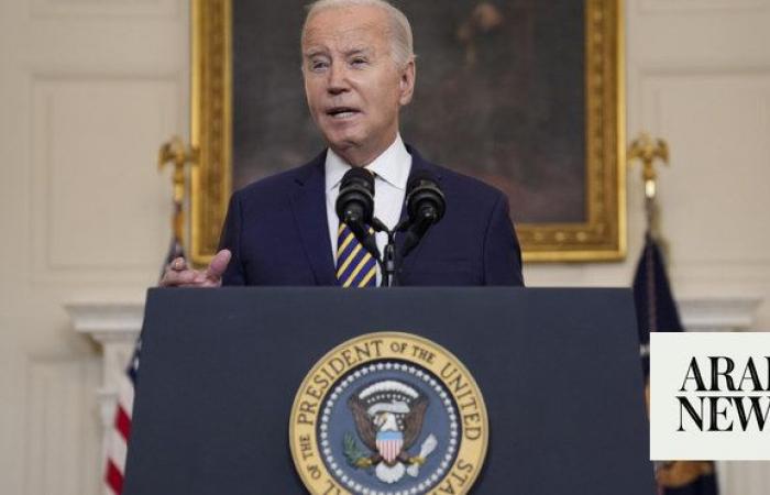Opposing Ukraine aid bill is playing into Putin’s hands: Biden