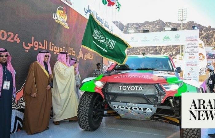 Hail Toyota International Rally flagged off, Al-Rajhi leads the way after prologue stage