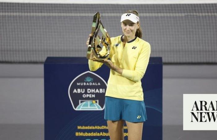 Ruthless Rybakina dispatches Kasatkina to win Mubadala Abu Dhabi Open