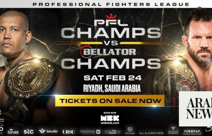 Tickets for PFL Champions versus Bellator Champions in Riyadh go on sale