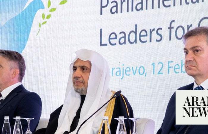 Muslim World League chief, chair of Bosnian presidency attend event for ‘coexistence and peace’