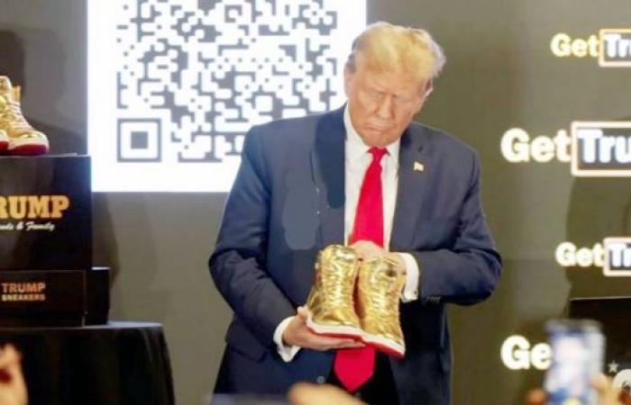 Trump launches sneaker line a day after judge’s order to pay nearly $355 million